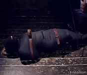 Masochistic Blonde Slave Trained In Dungeon Porndroids