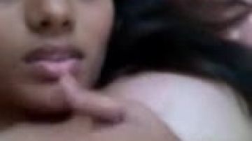 Cute Indian rubs her pussy