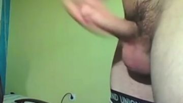 Jerking and showing off for the cam
