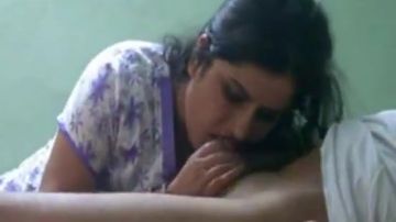 Bhabhi woman's first blowjob stint