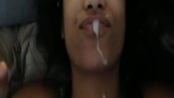 Masala babe likes swallowing sperm