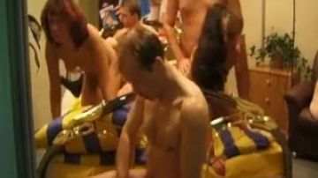 College swingers orgy party