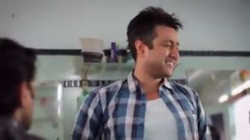 Video features an Indian man in a salon